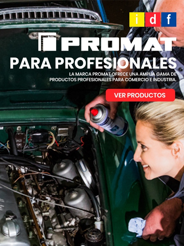 La marca PROMAT ofrece una amplia gama de productos profesionales para comercio e industria. 
